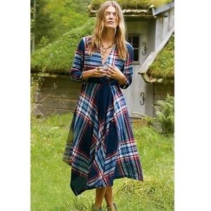 [SOLD] Isabella Sinclair Plaid Dress (Anthropologie) - XS